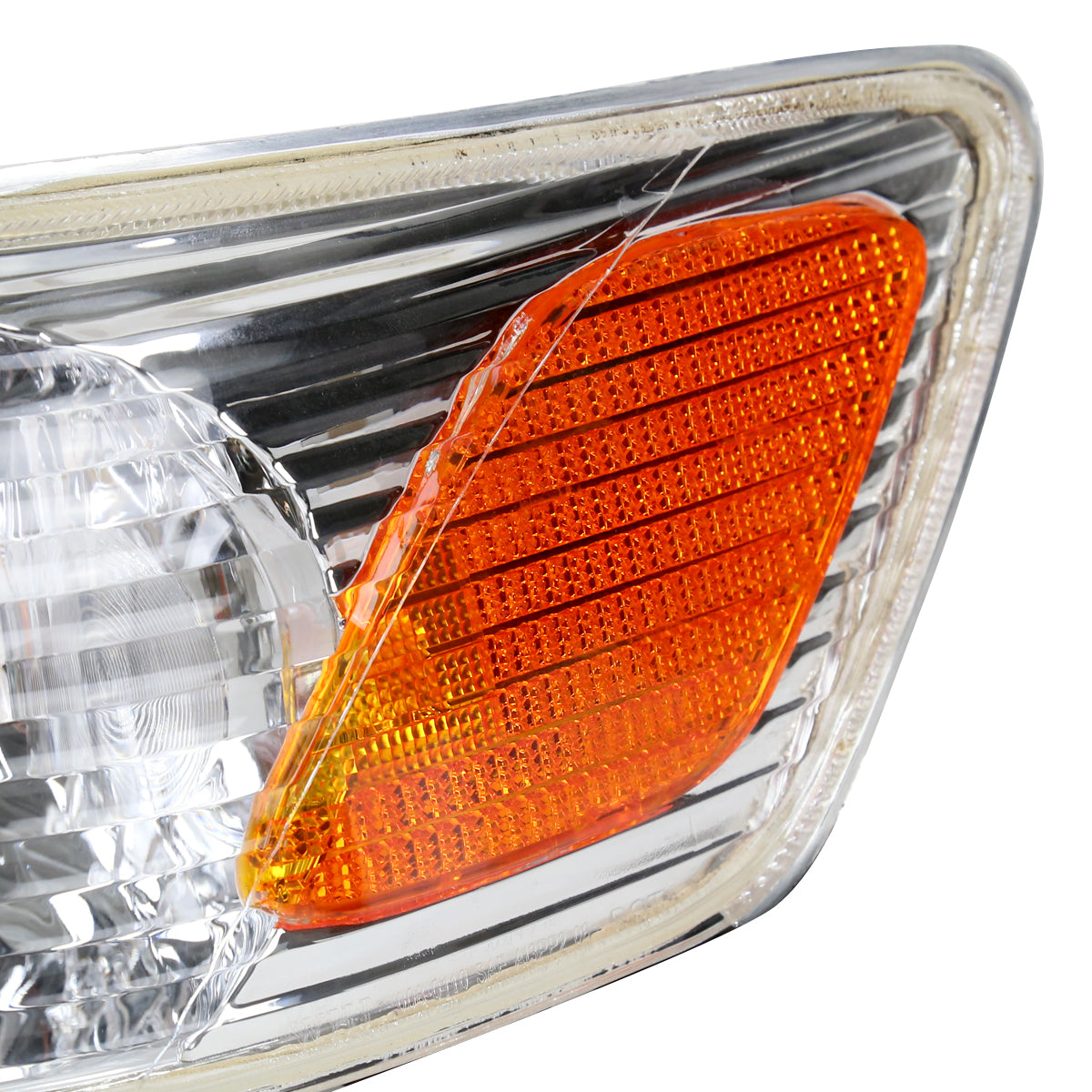 Spec-D 00-01 Camry Headlights OEM Style Amber Reflectors Chrome