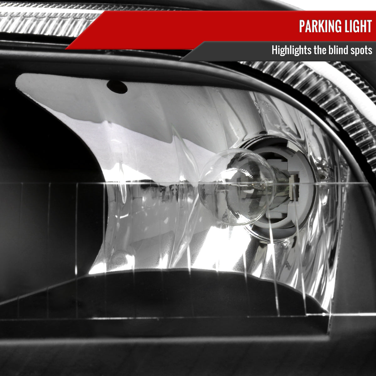 Spec-D 06-11 Mercury Grand Marquis Headlights OEM Style Black/Clear