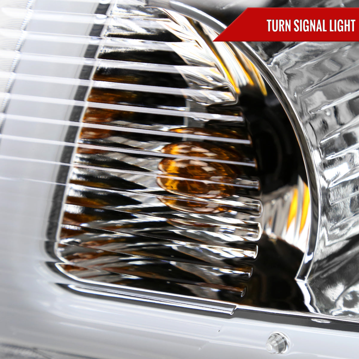 Spec-D 01-11 Ranger Headlights OEM Style/Amber Corner Lamp Chrome
