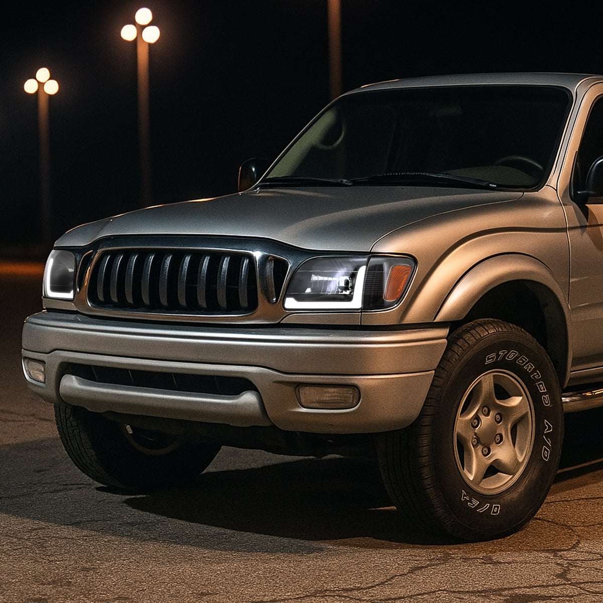 Spec-D 01-04 Tacoma Bar OE Style Corner Lamps and Headlights Black