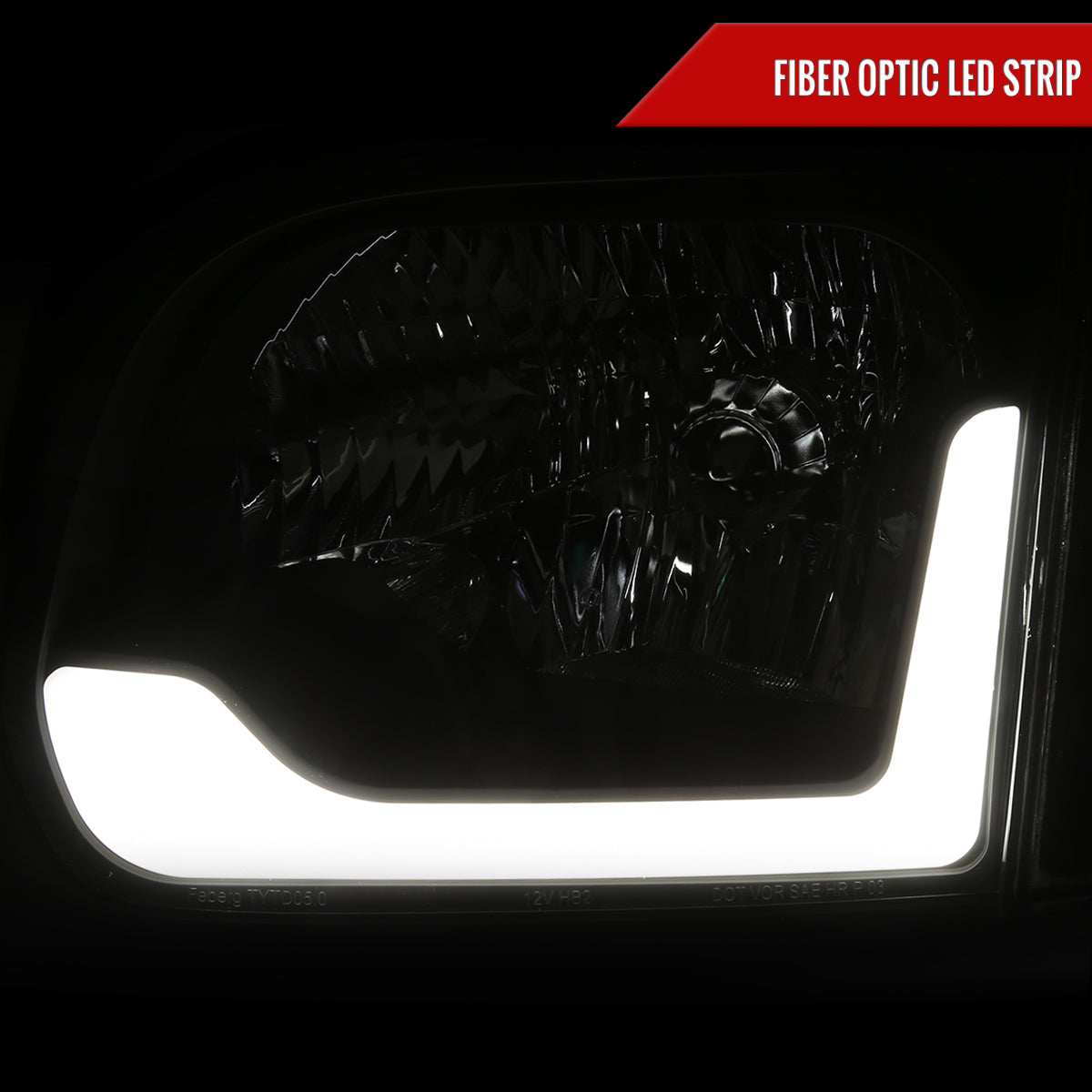 Spec-D 05-06 Tundra/05-07 Sequoia Headlights OEM style Black/Amber