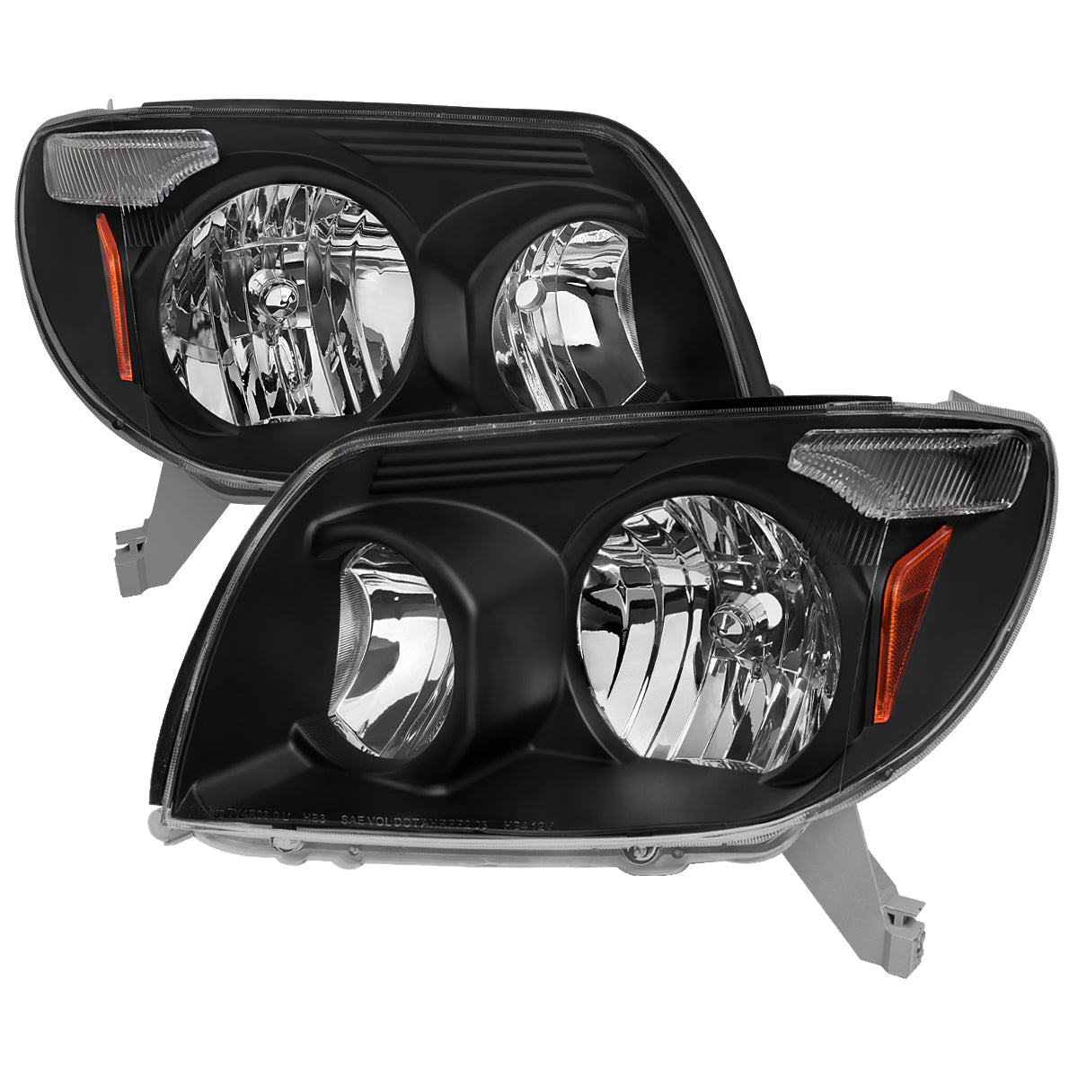 Spec-D 03-05 4Runner OE Style Headlights Black 2LH-4RUN03JM