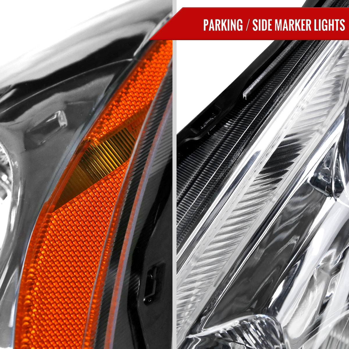 Spec-D 10-12 Nissan Altima Headlights 4DR OEM Style Chrome