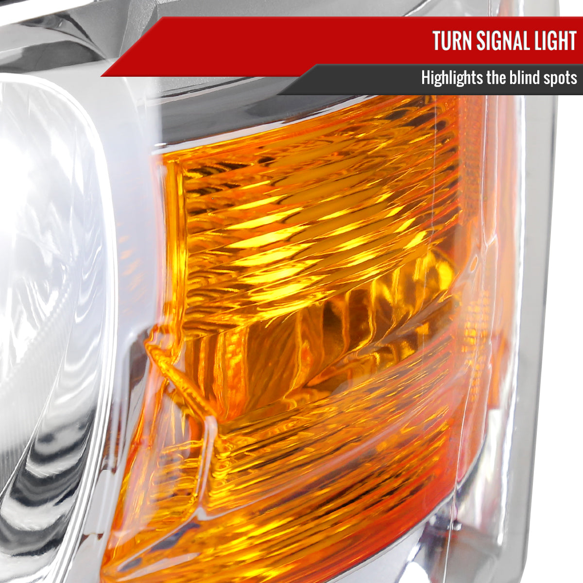 Spec-D 08-10 Dodge Grand Caravan Headlights OEM Style Chrome/Clear