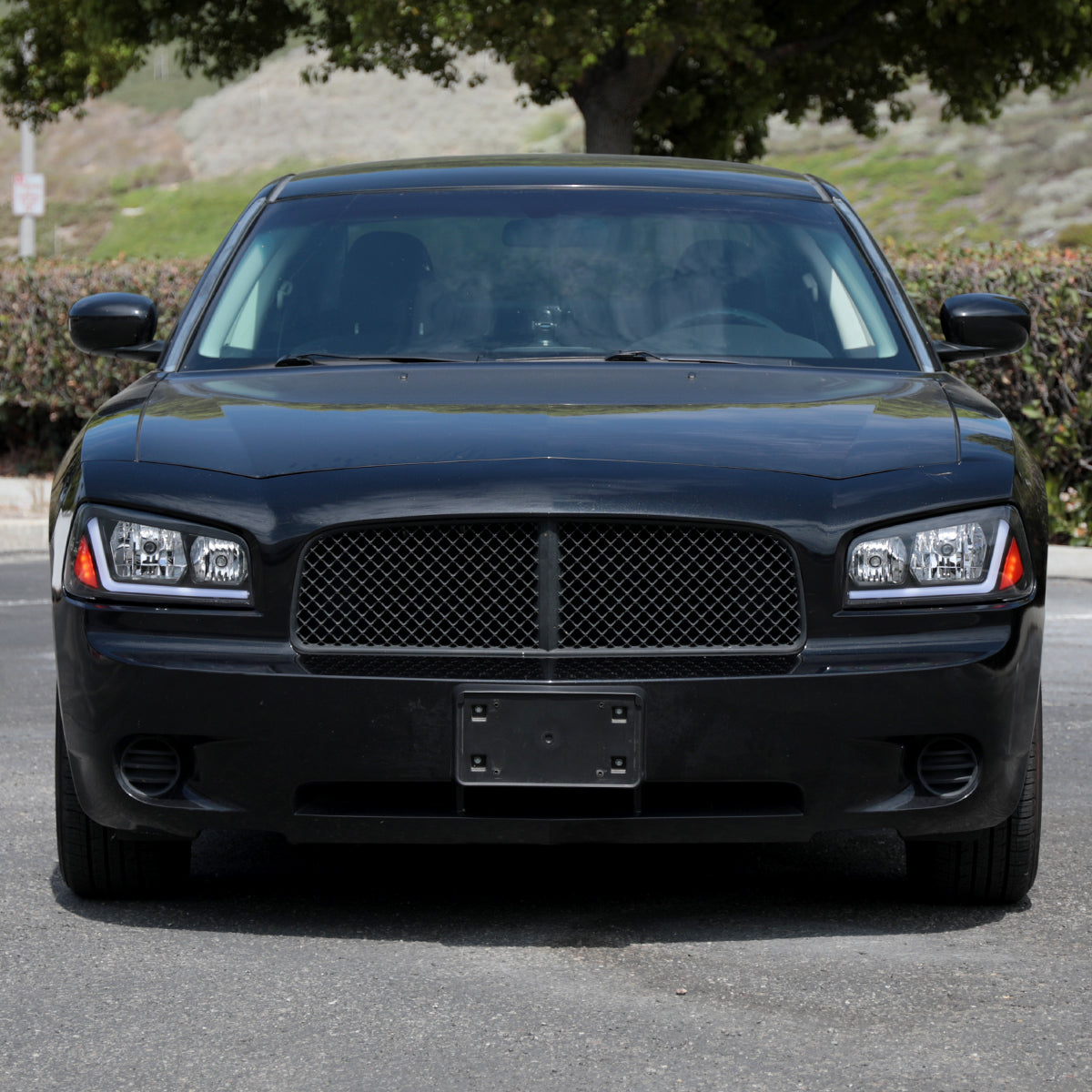 Spec-D 06-10 Dodge Charger Headlights Sequetial OEM Style Black