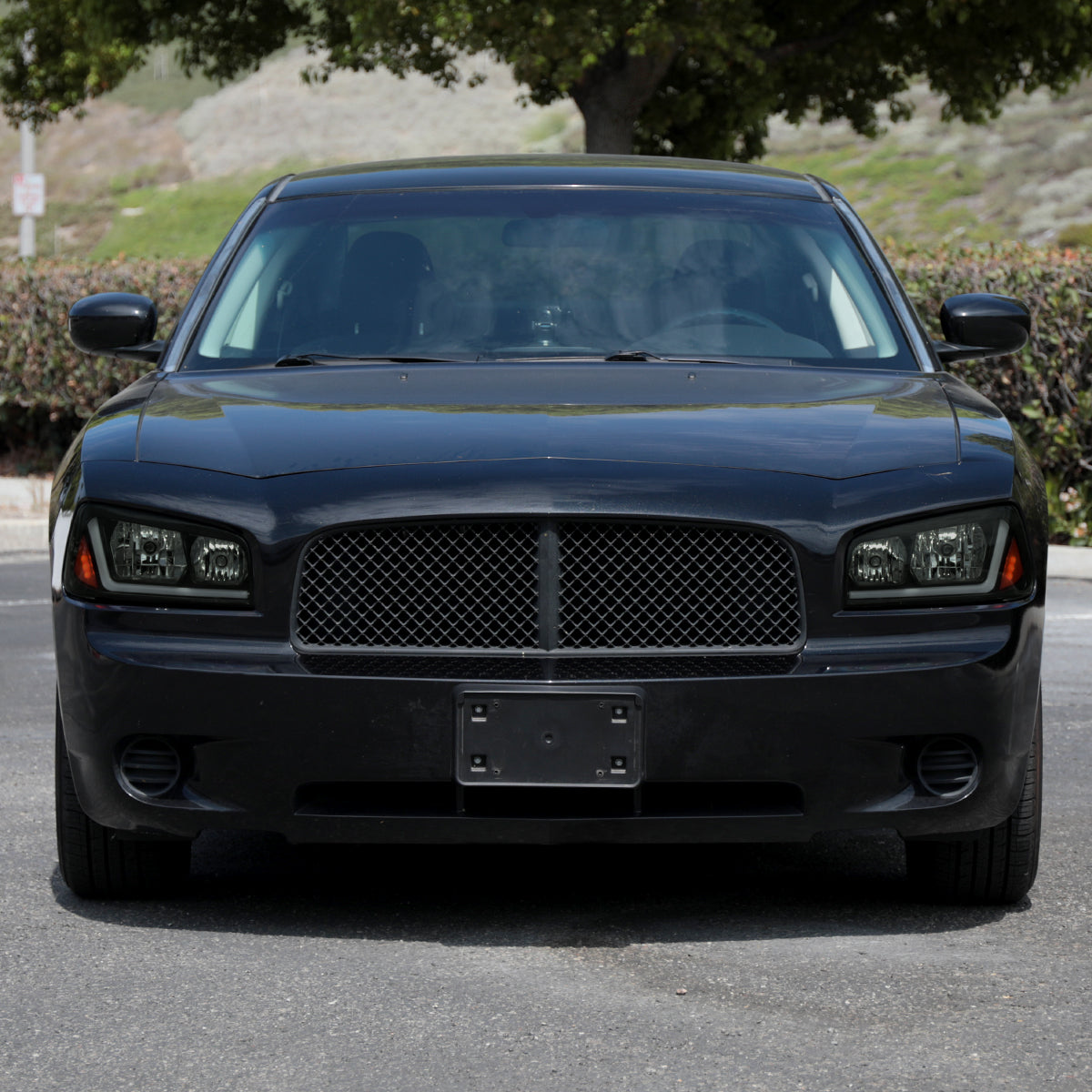 Spec-D 06-10 Dodge Charger SEQ LED Headlights OEM Style Black/Smoked