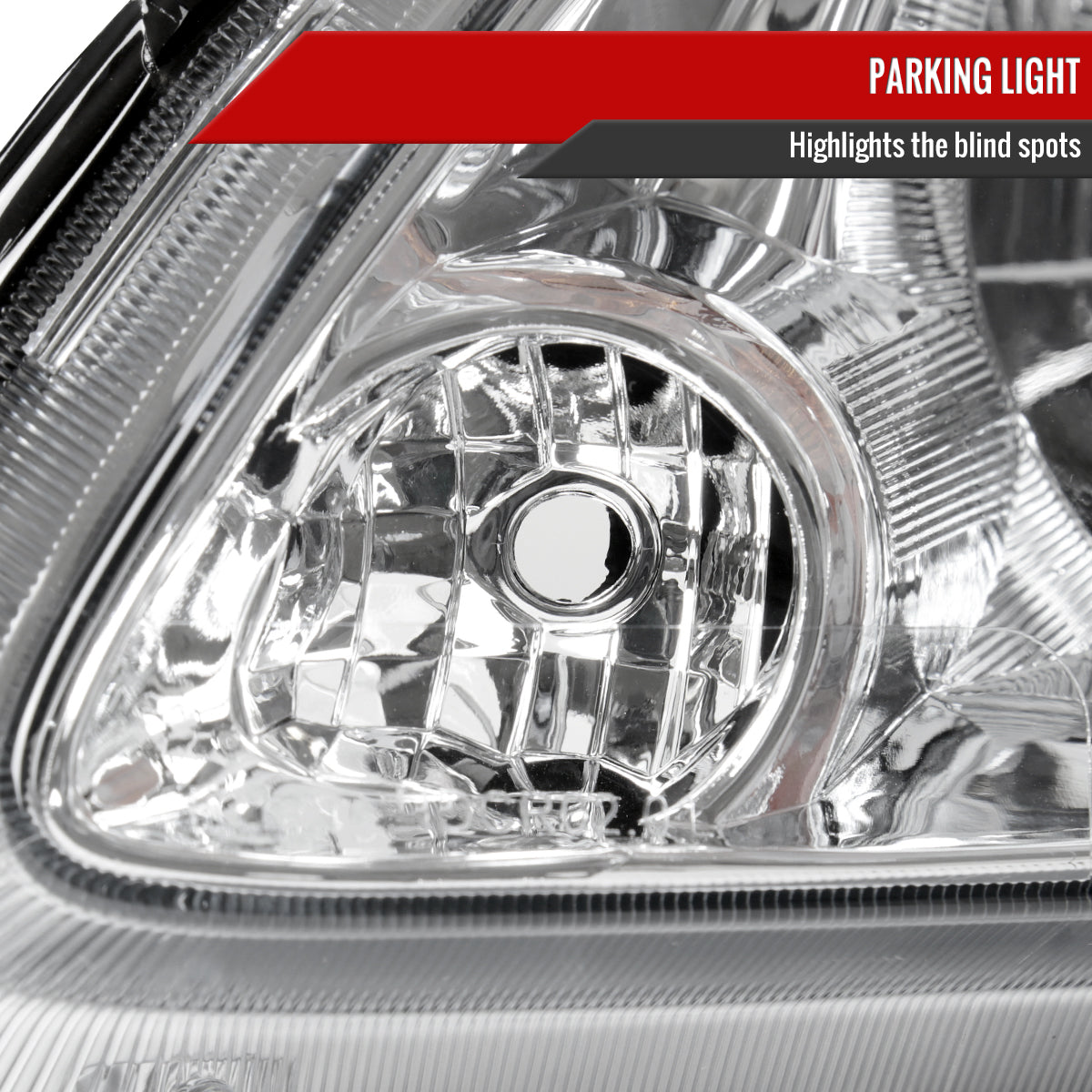 Spec-D 02-04 Honda CR-V OEM Style with Headlights Chrome
