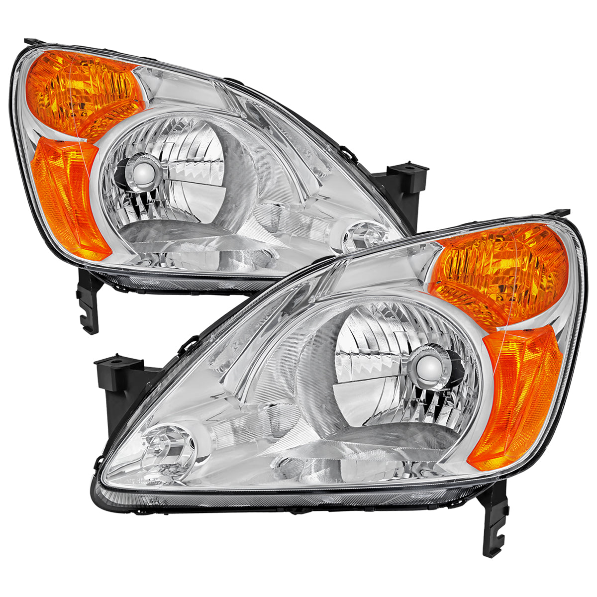 Spec-D 02-04 Honda CR-V OEM Style with Headlights Chrome