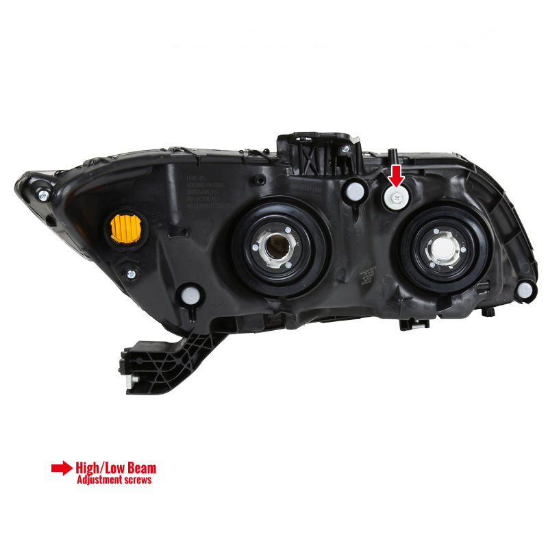 Spec-D 12-13 Honda Civic 2DR/ 12-15 Civic 4DR Crystal Headlights Black