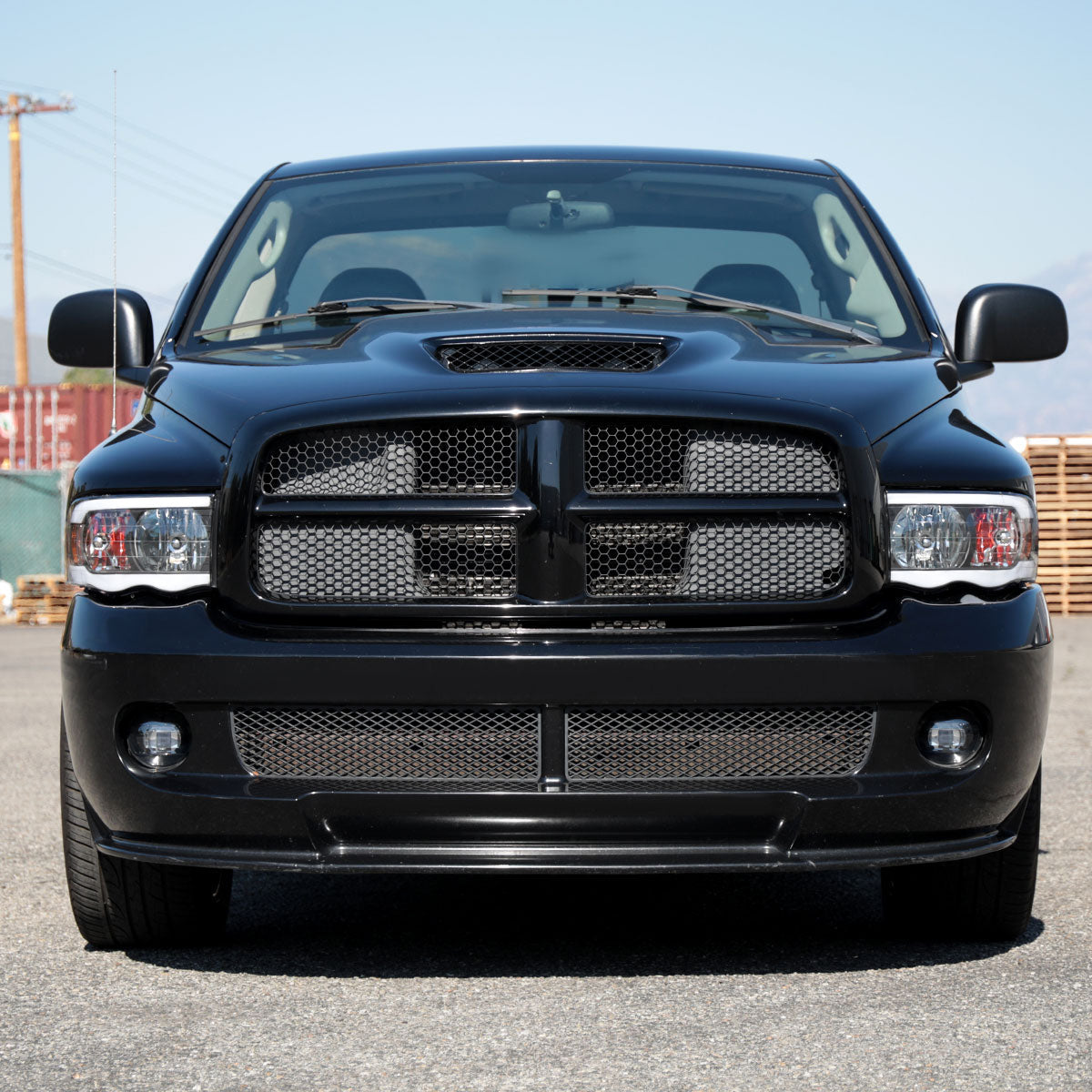 Spec-D 03-05 Ram 1500 2500 3500 Headlights OEM Style Tube Matte