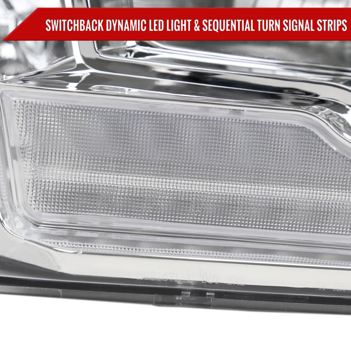 Spec-D 09-18 Ram 1500/10-18 Ram 2500 3500 Headlights Dual SEQ Bar