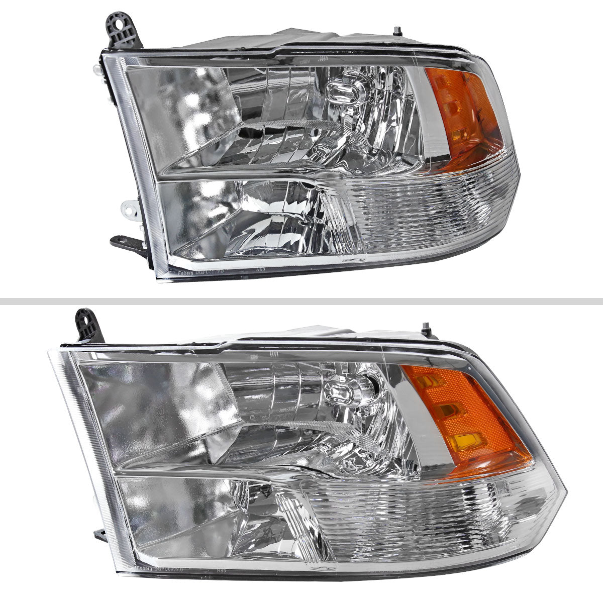 Spec-D 10-18 Dodge Ram/ 19-21 Ram Classic Quad Style Headlights