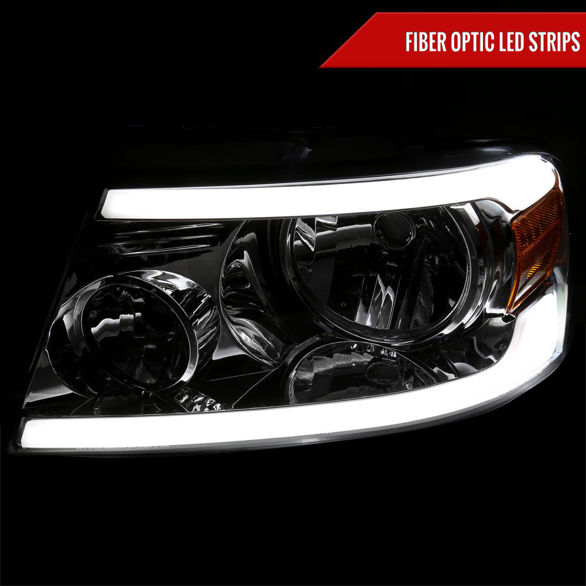 Spec-D 04-08 F-150/06-08 Lincoln Mark LT Strip OE Style Headlights