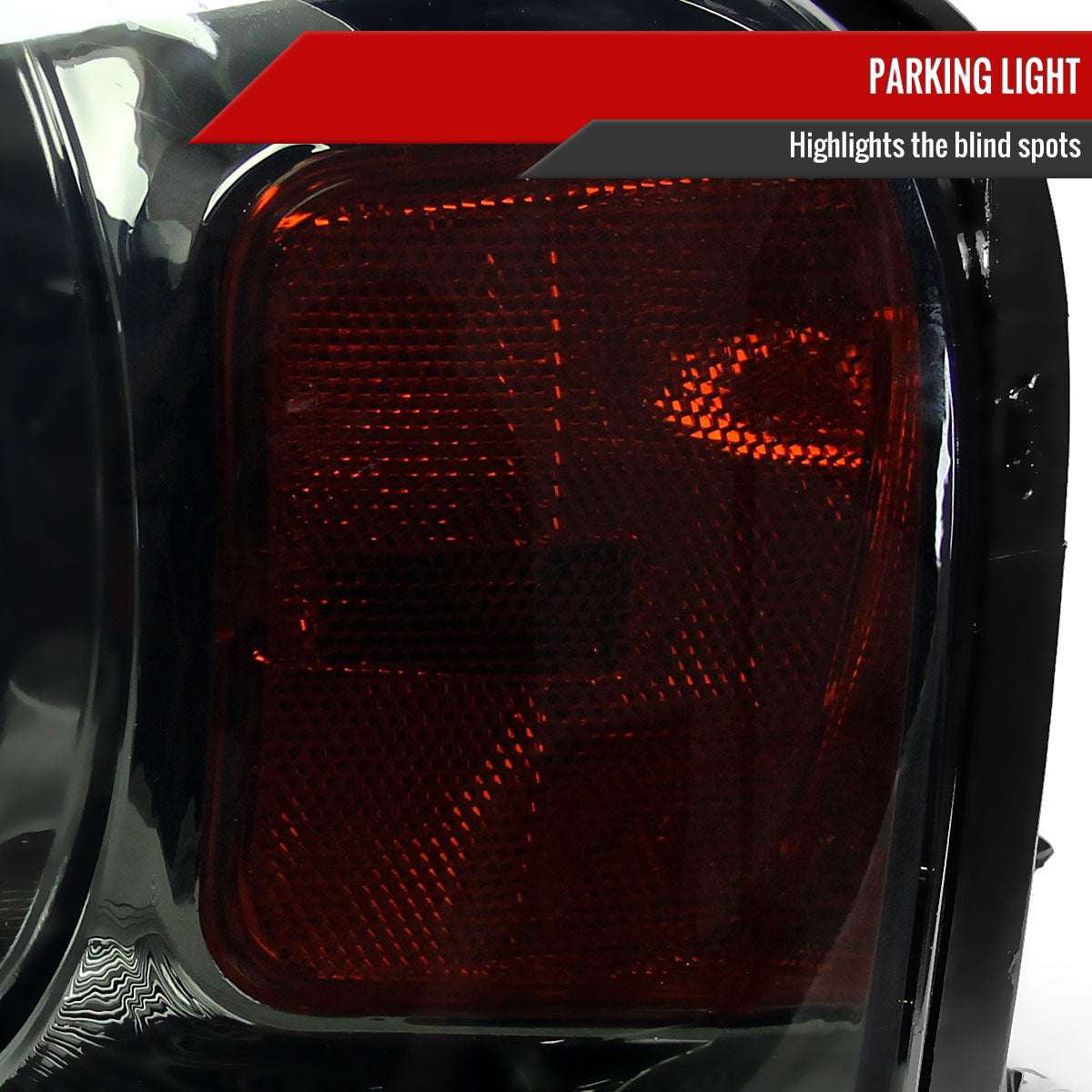 Spec-D 04-08 Ford F-150 Mark LT Headlights OEM Style Smoked/Amber