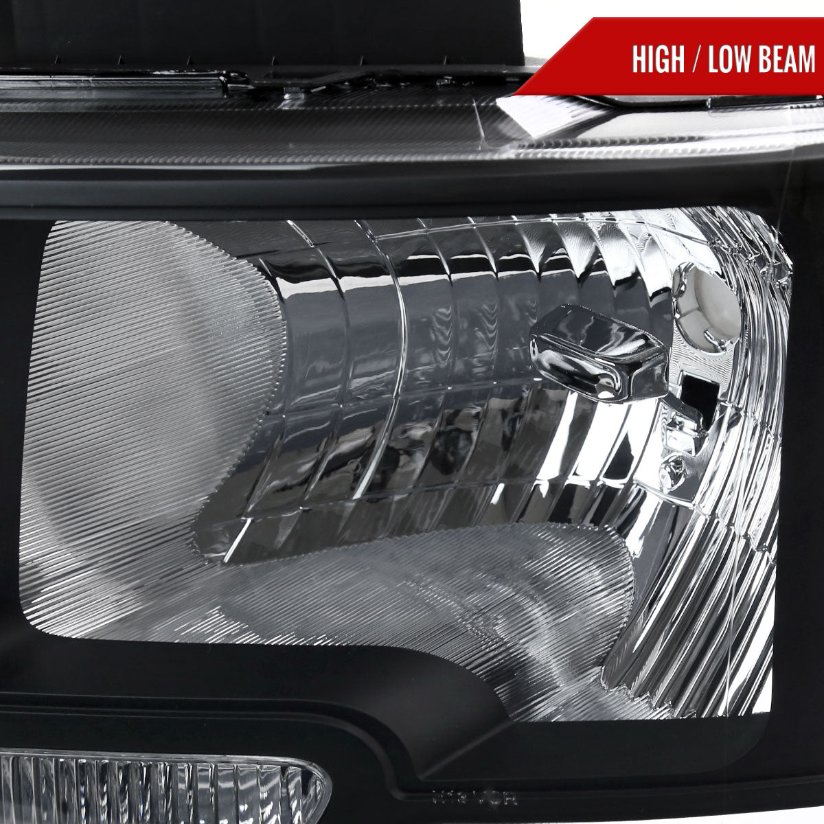 Spec-D 09-14 Ford F-150 Headlights OEM Style Matte Black/Clear