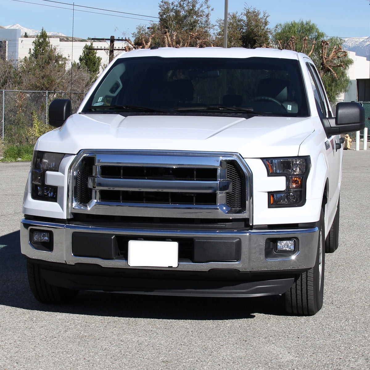 Spec-D 15-17 Ford F-150 Headlights OEM Style Replacement Black