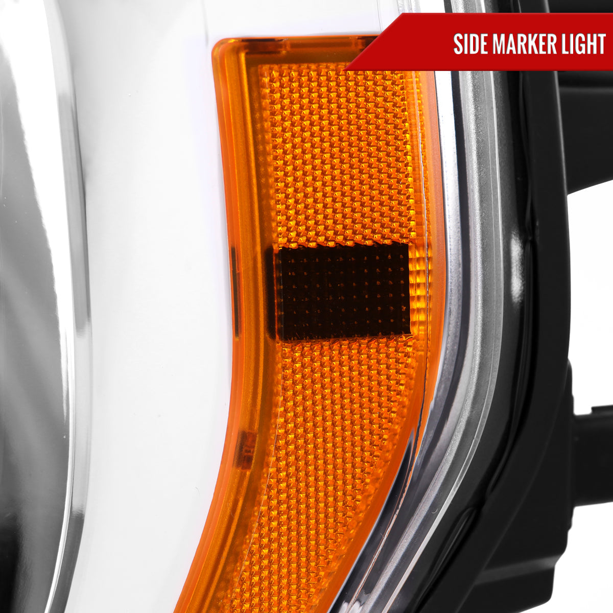 Spec-D 21-23 Ford F-150 Headlights OEM Style Chrome Halogen.