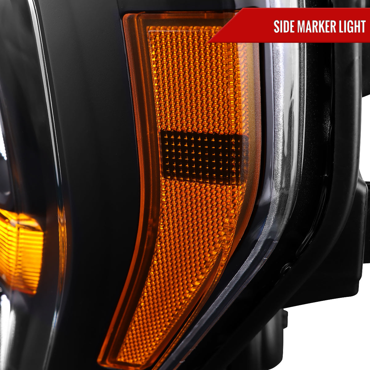 Spec-D 21-23 Ford F-150 Headlights OEM Style Halogen Black/Clear