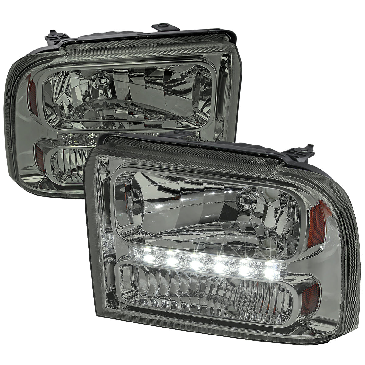 Spec-D 05-07 Ford F-250 F-350 Headlights Projector Smoked