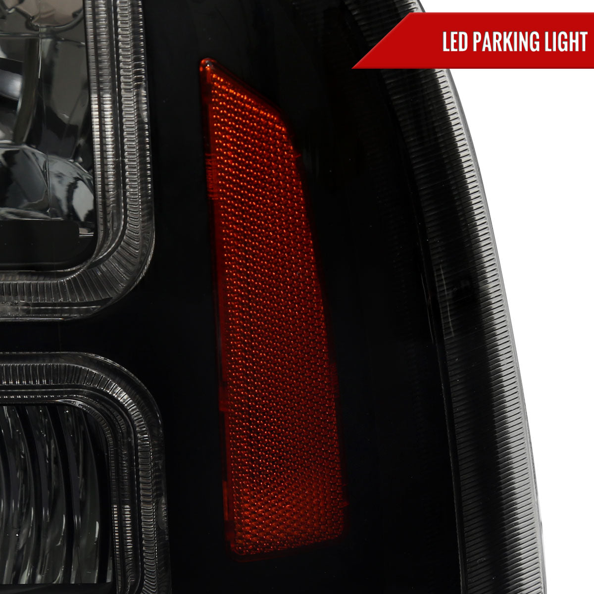 Spec-D 05-07 Ford F-250 F-350 Headlights Projector Smoked G3