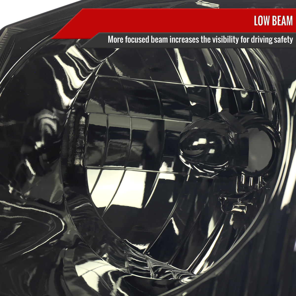 Spec-D 01-04 Nissan Frontier XE OE Style Chrome/ Smoked Headlights