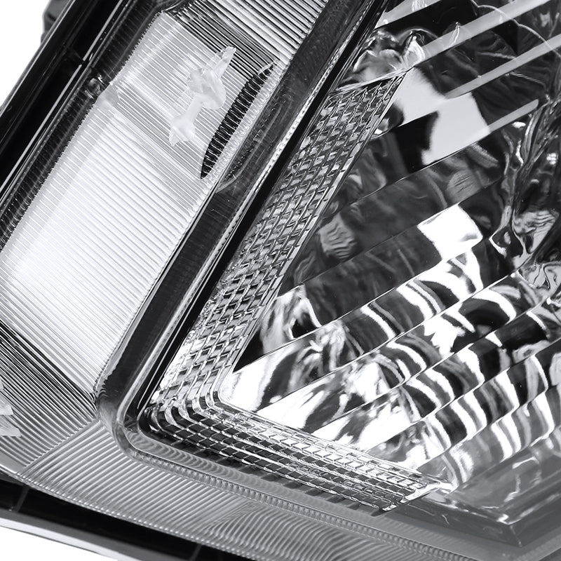 Spec-D 16-18 Honda HR-V Crystal Headlights Amber Reflectors Black