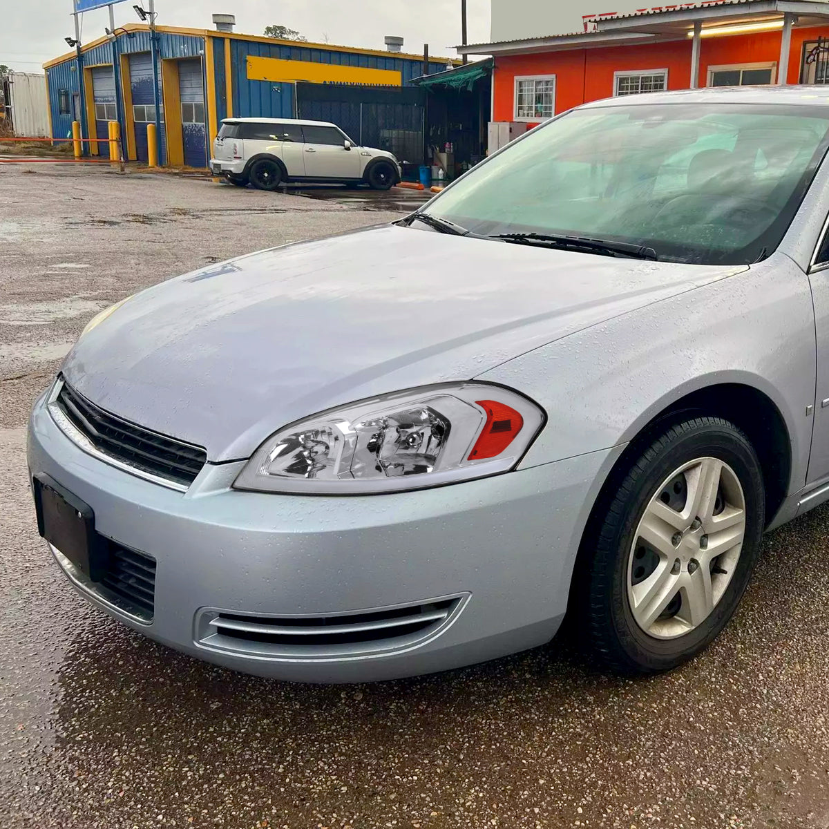 Spec-D 06-16 Chevy Impala Headlights LED Bar OEM Style.