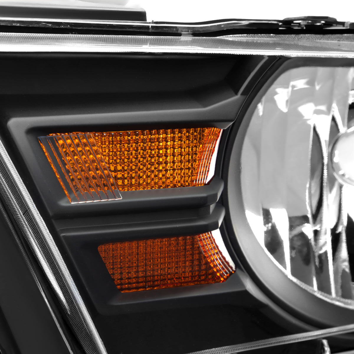 Spec-D 10-14 Ford Mustang OEM OEM Style Headlights Black