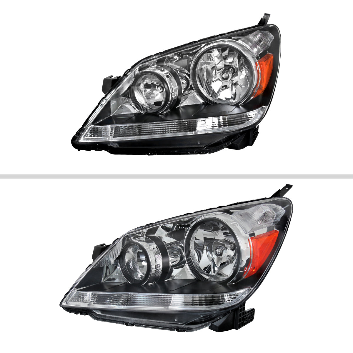 Spec-D 05-07 Honda Odyssey Headlights OEM Style 9006 Bulbs