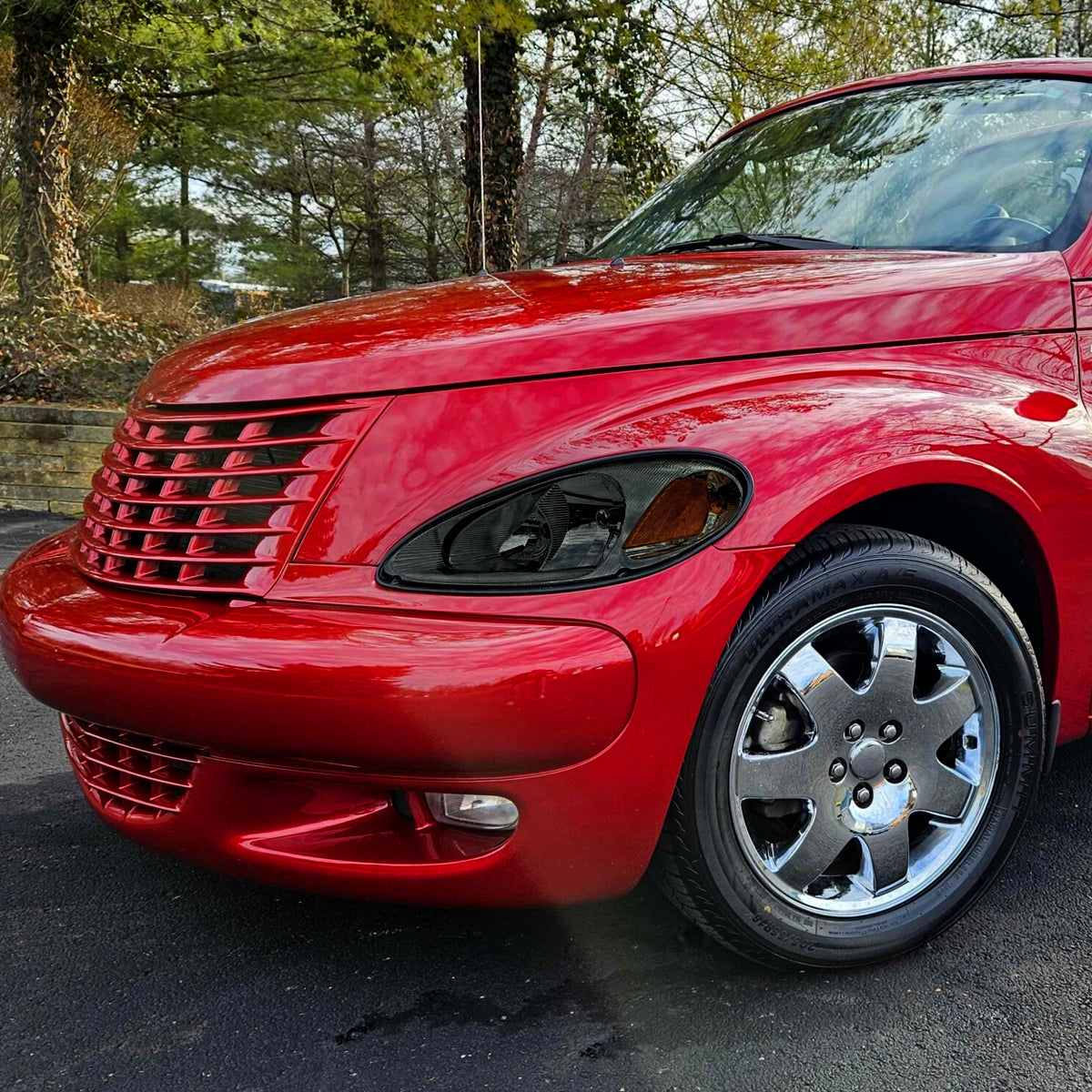 Spec-D 01-05 Chrysler PT Cruiser OE Style Chrome/ Smoked Headlights