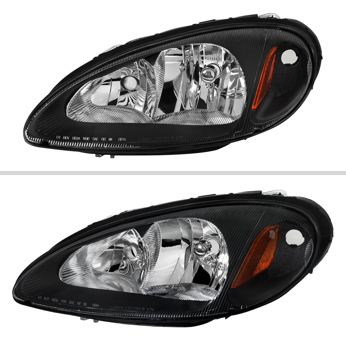 Spec-D 01-05 Chrysler PT Cruiser OE Style Headlights Black