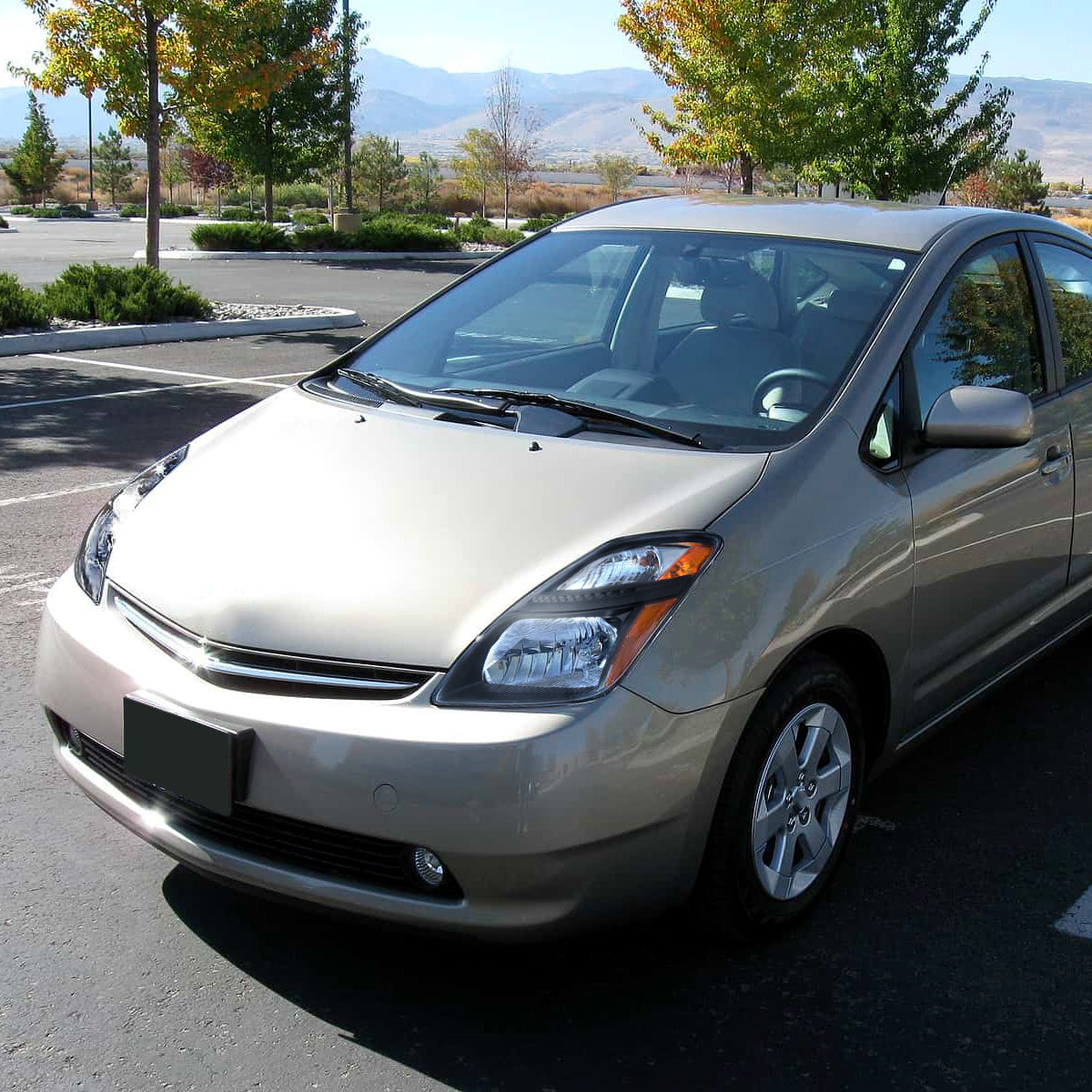 Spec-D 06-09 Prius OE Style with Amber Reflector Headlights Black
