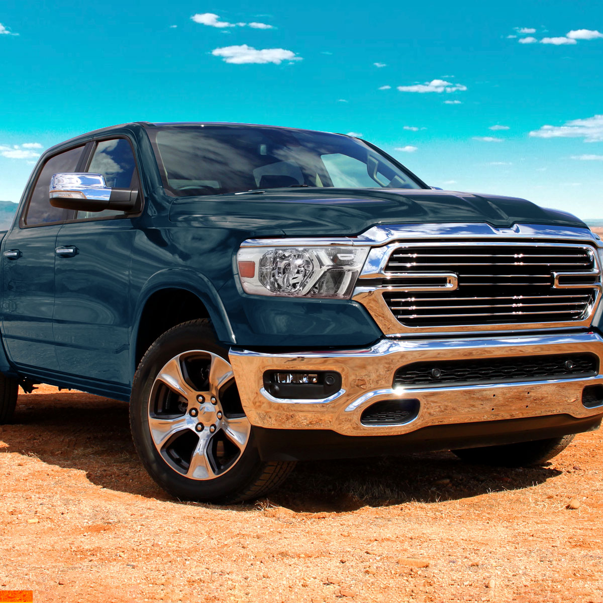 Spec-D 19-24 Ram 1500 Passenger Headlight Chrome Replacement