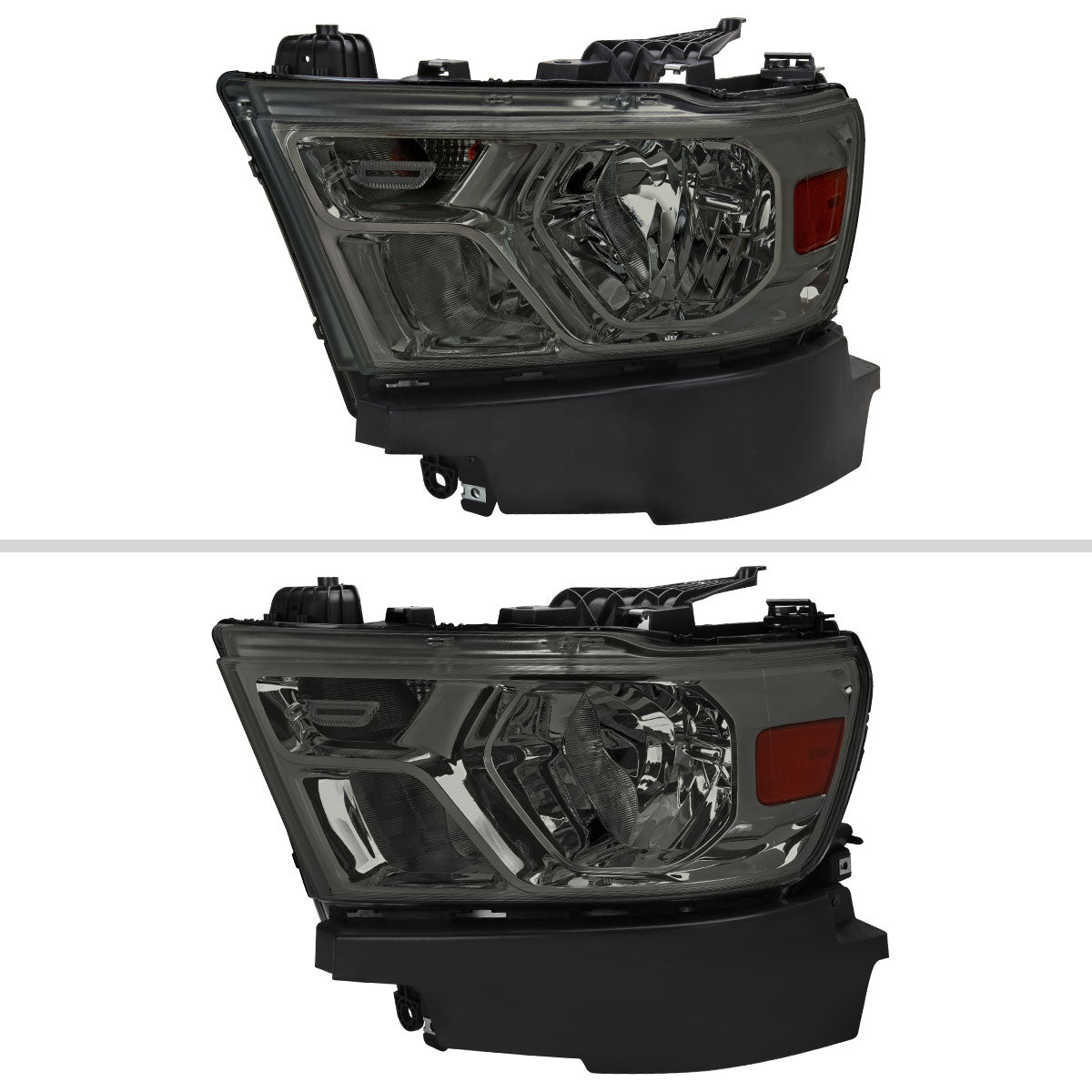 Spec-D 19-24 Ram 1500 OE Style with Chrome/ Smoked Headlights