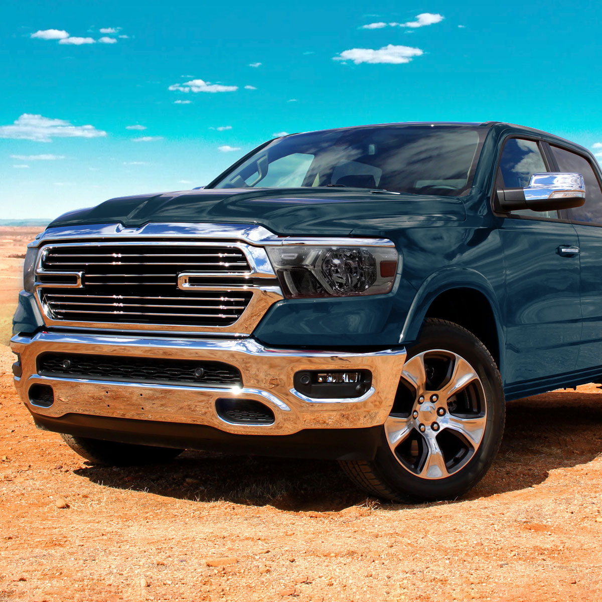 Spec-D 19-24 Ram 1500 OE Style with Chrome/ Smoked Headlights