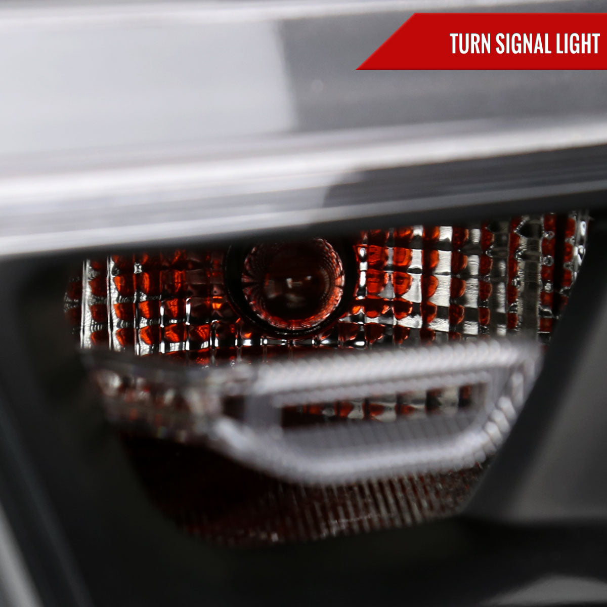 Spec-D 19-24 Ram 1500 Driver Headlight Black/Clear Replacement