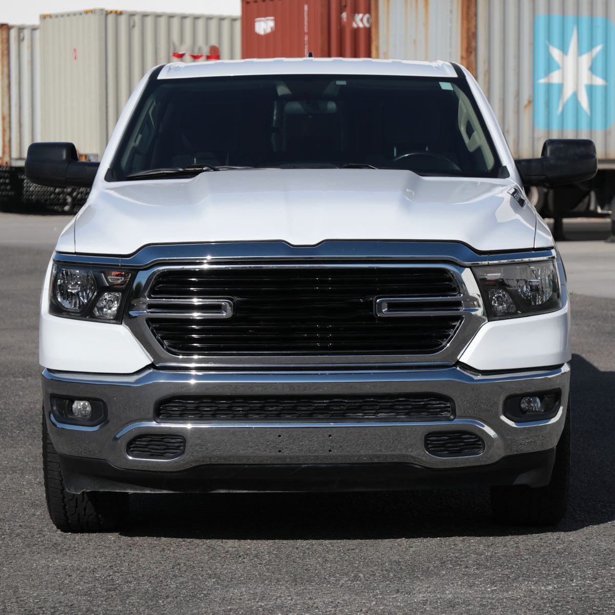 Spec-D 19-24 Ram 1500 Passenger Headlight Black/Clear Replacement