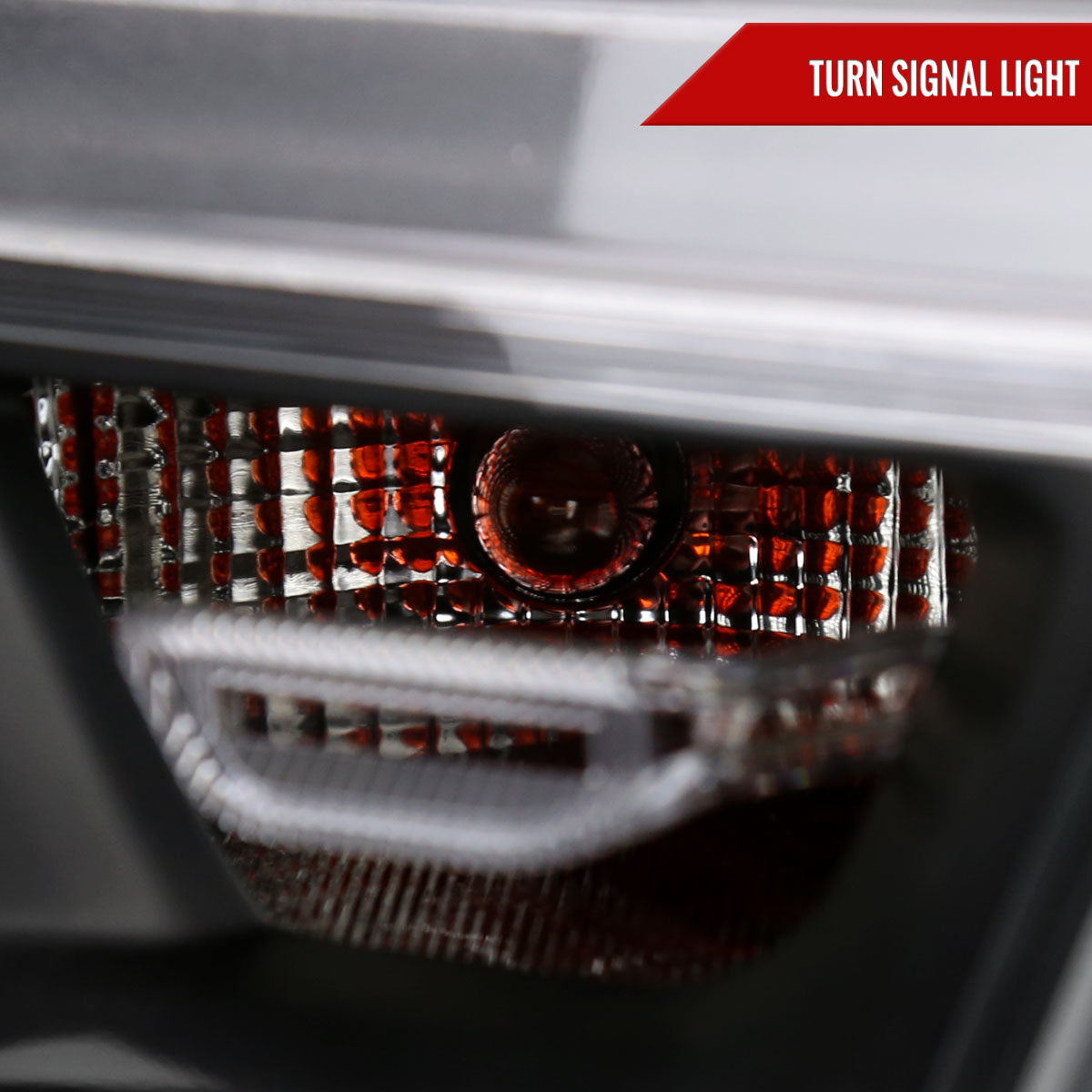 Spec-D 19-24 Ram 1500 Passenger Headlight Black/Clear Replacement