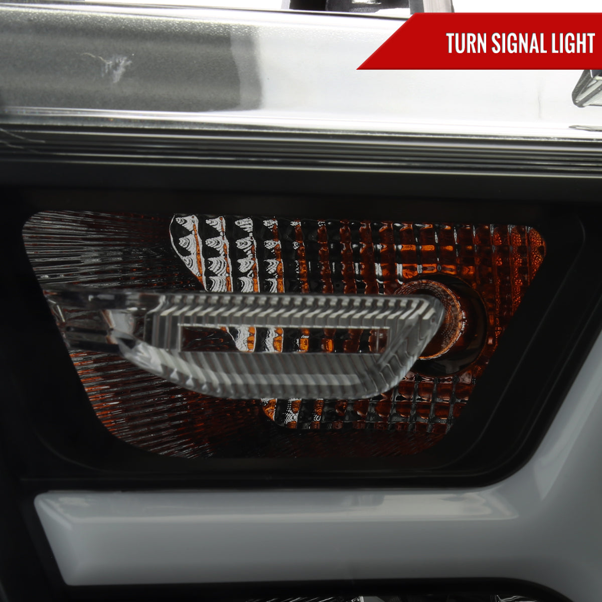 Spec-D 19-24 Ram 1500 Headlights Animated LED Bar Smoked.