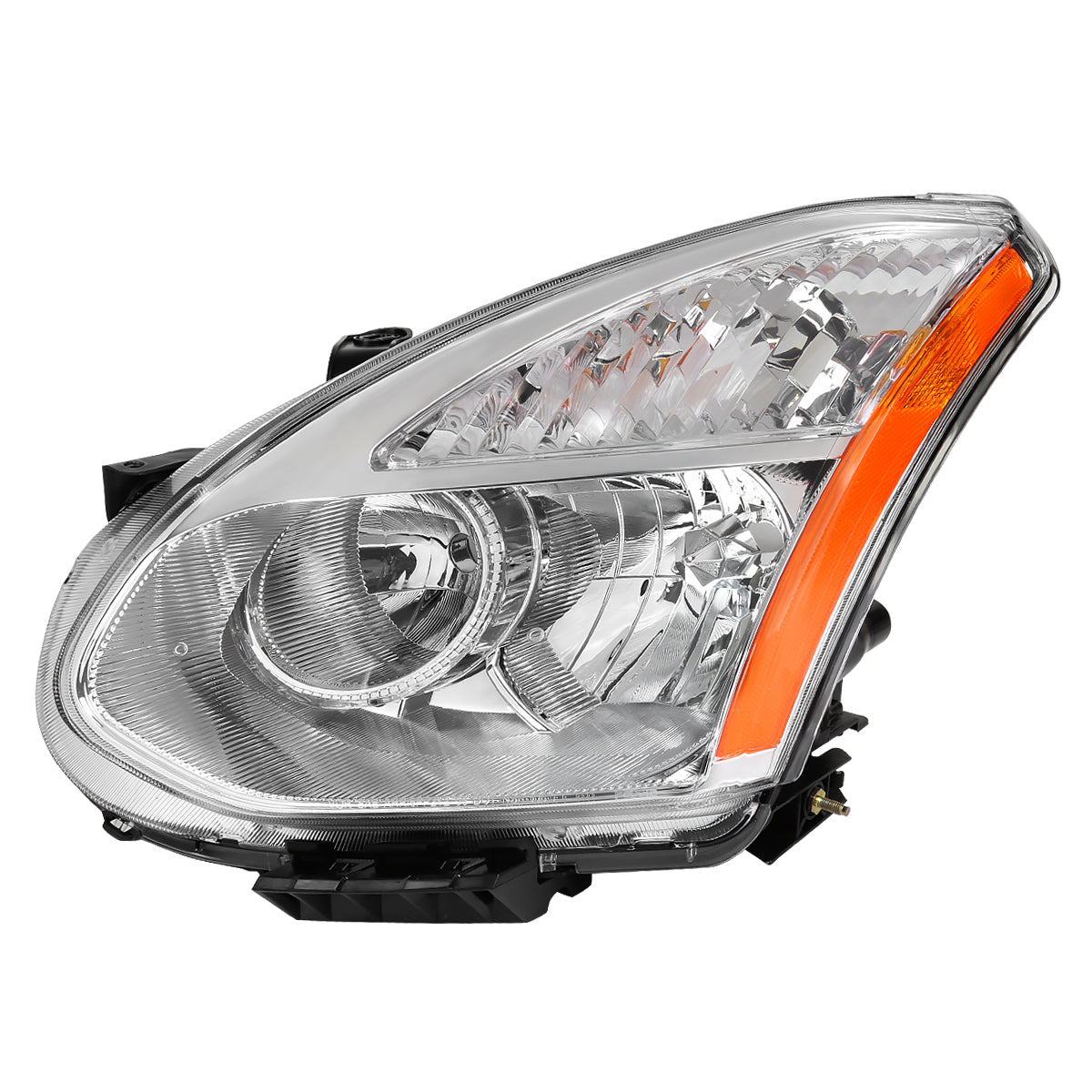 Spec-D 08-13 Nissan Rogue Driver Headlight OEM Chrome Replacement