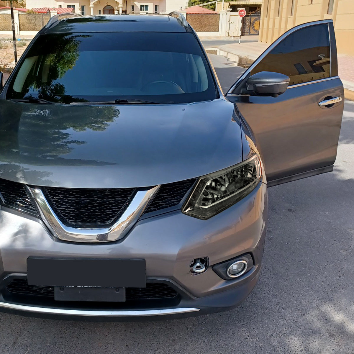 Spec-D 14-16 Nissan Rogue Headlights OEM Style Chrome/Smoked