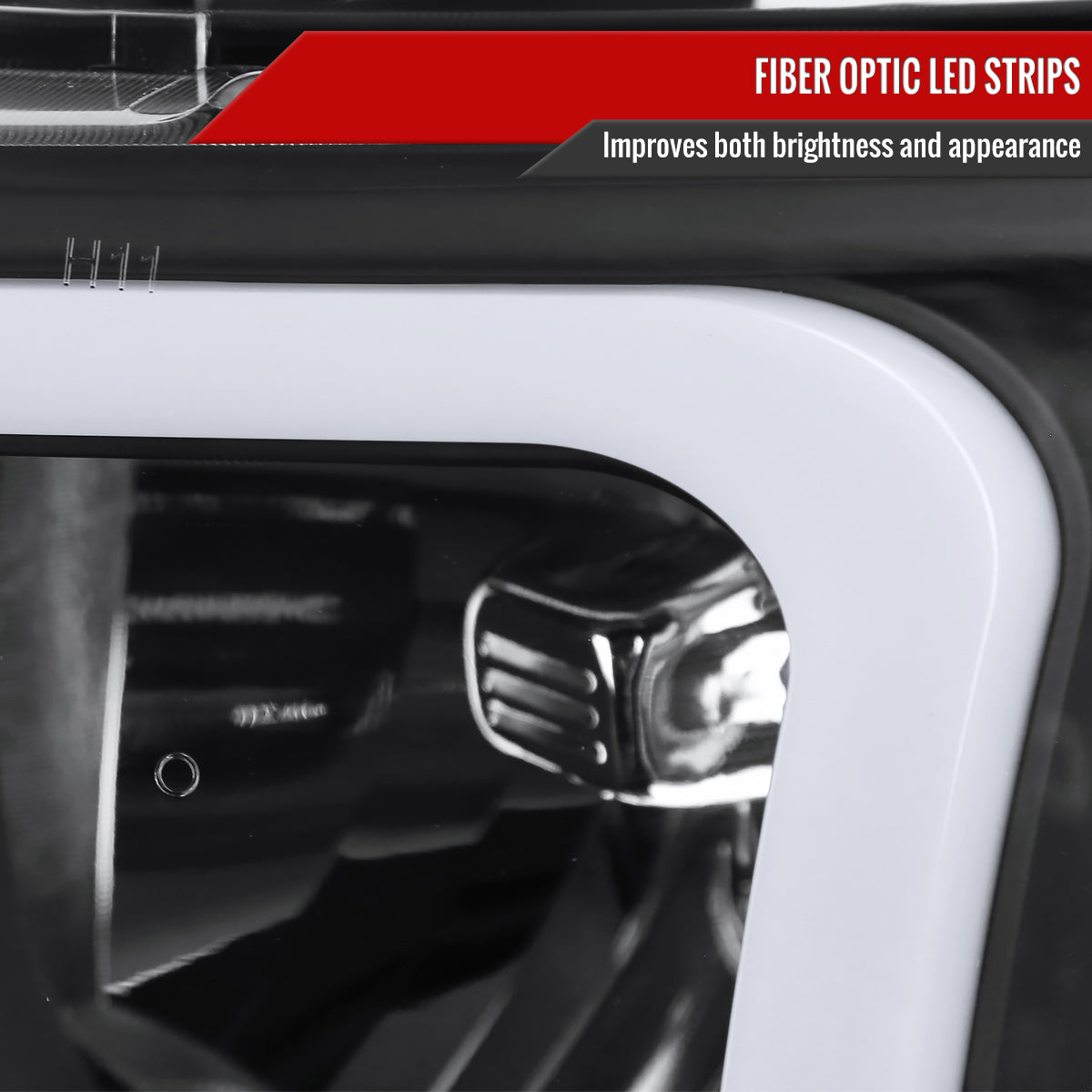 Spec-D 07-13 Silverado 1500/ 07-14 2500HD 3500HD Headlights Black