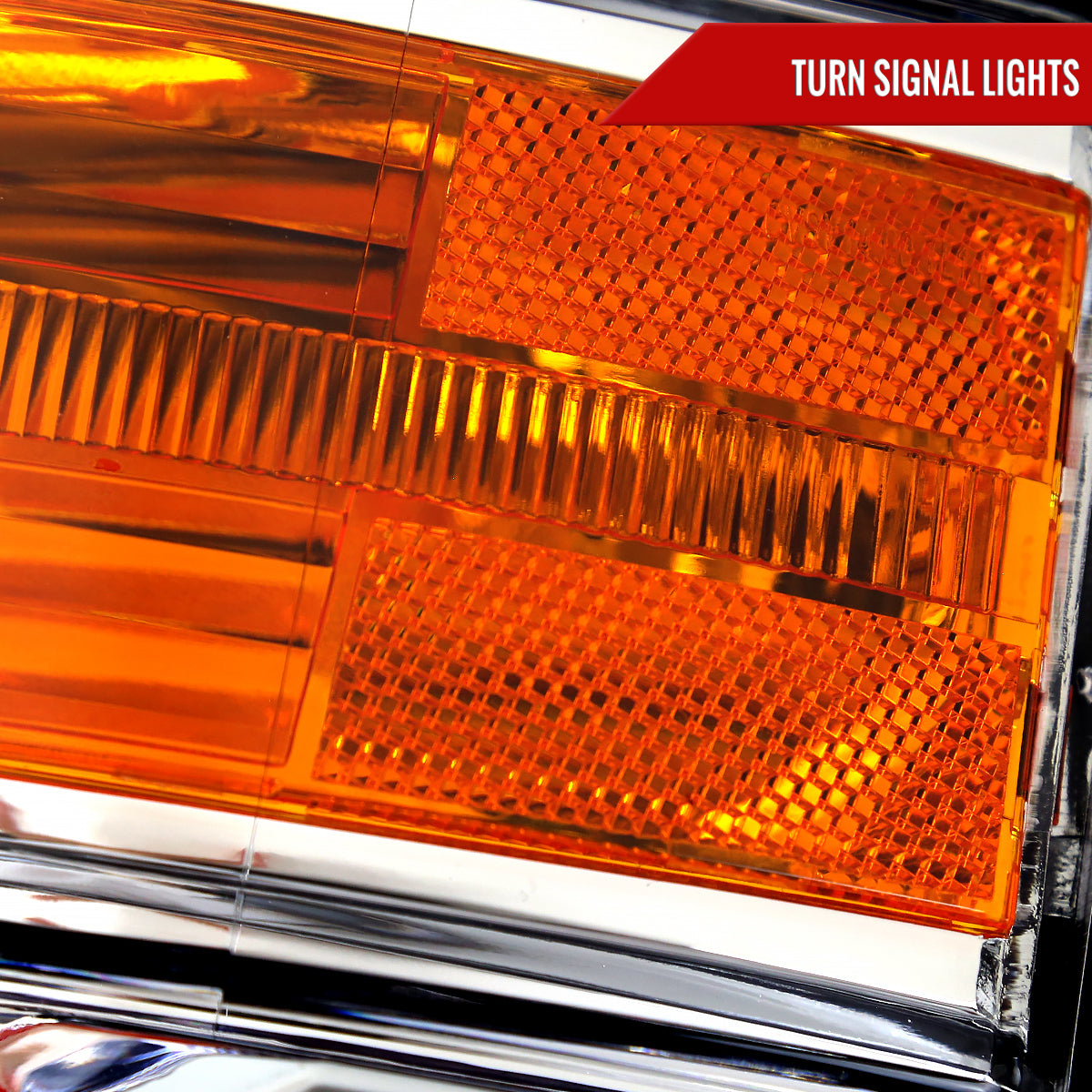 Spec-D 14-15 Chevy Silverado 1500 LED Bar OE Style Headlights Chrome