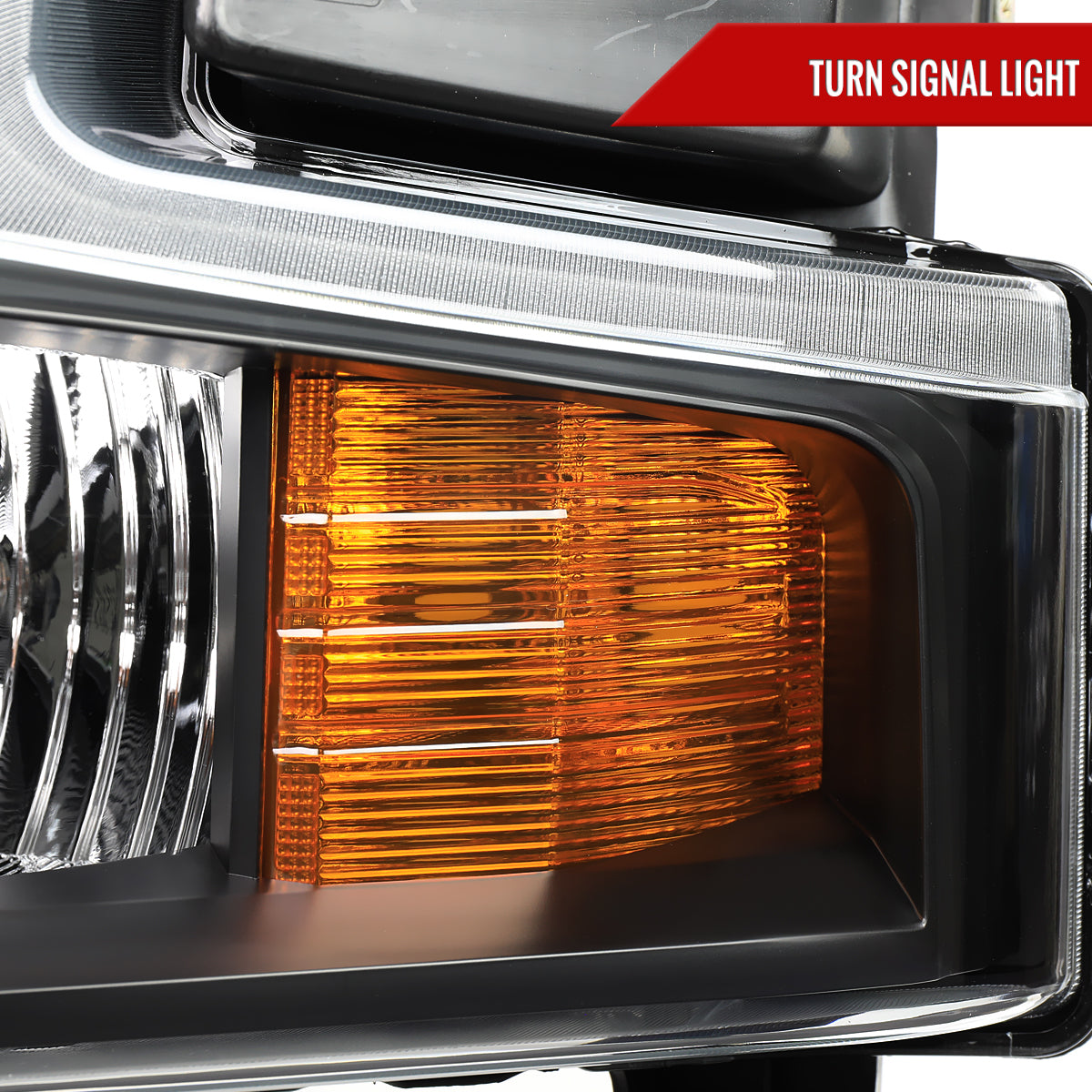 Spec-D 19-21 Chevy Silverado 1500 Projector Headlights OEM Style Black