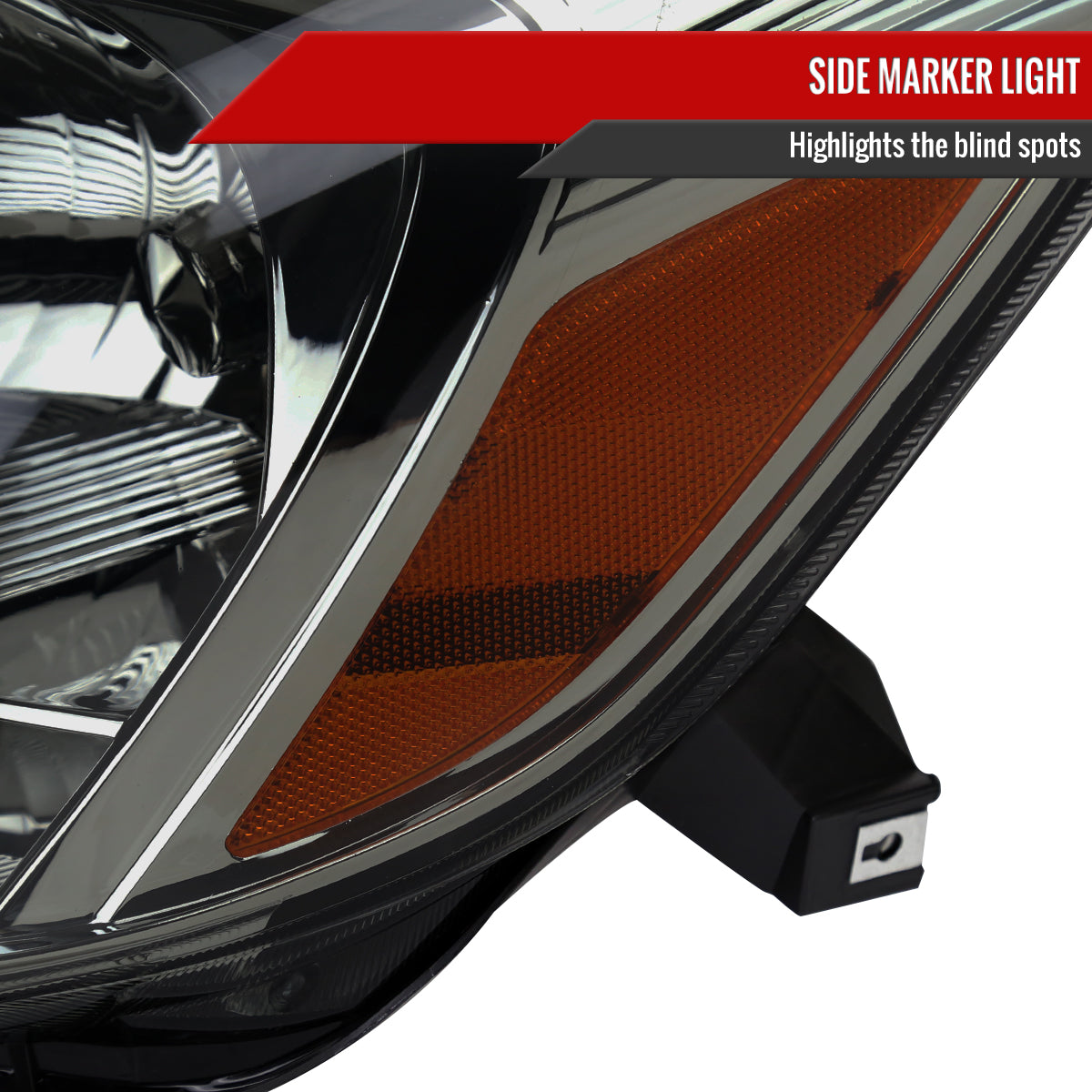 Spec-D 04-05 Toyota Sienna Headlights OEM Style Smoked/Amber