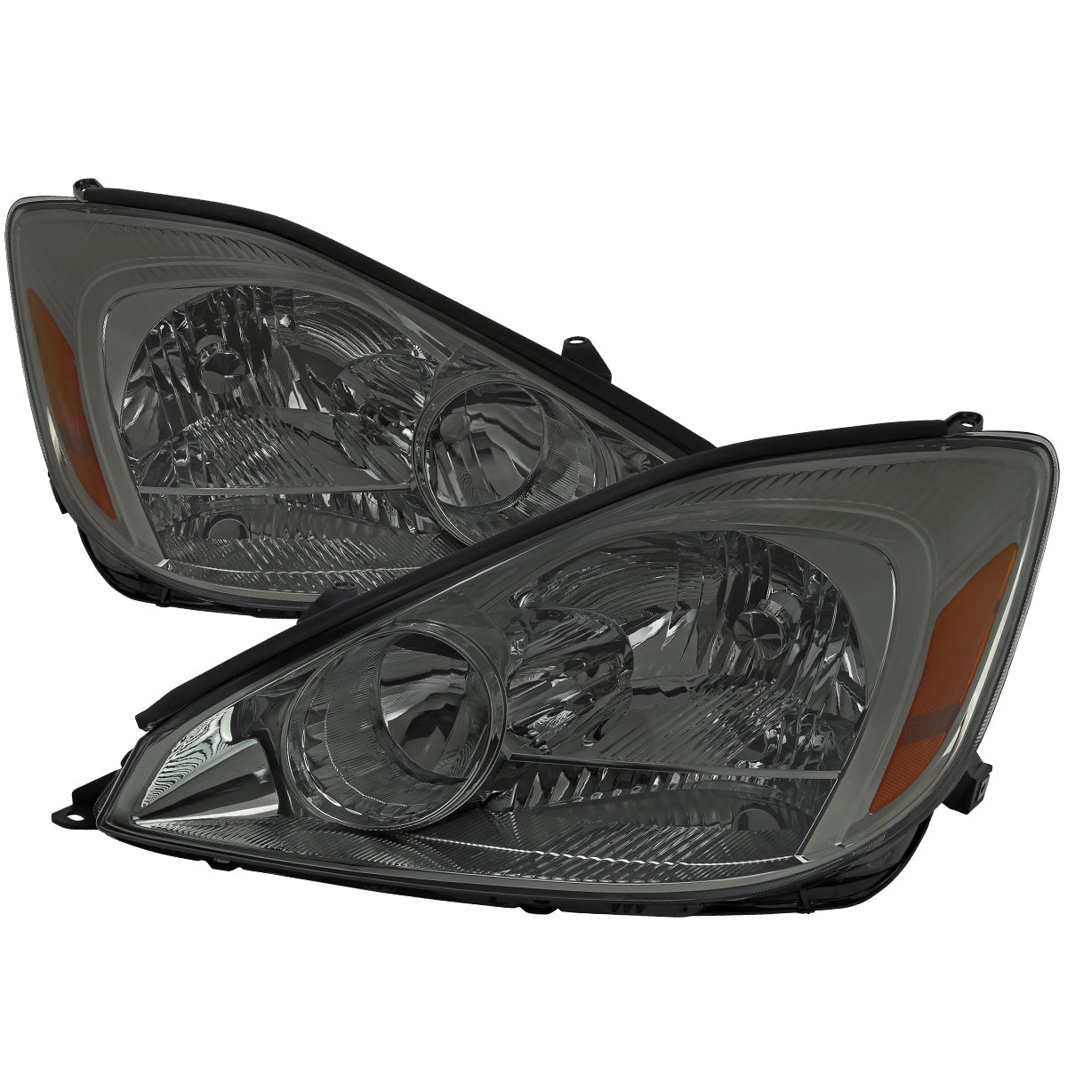 Spec-D 04-05 Toyota Sienna Headlights OEM Style Smoked/Amber