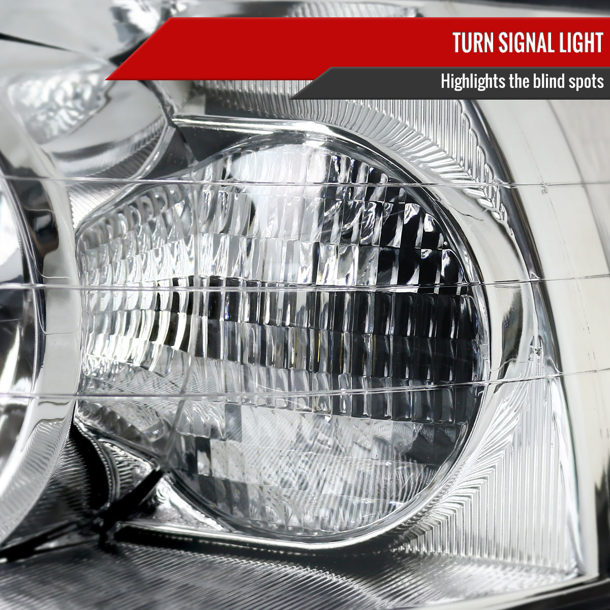 Spec-D 05-11 Lincoln Town Car Headlights OEM Style Chrome