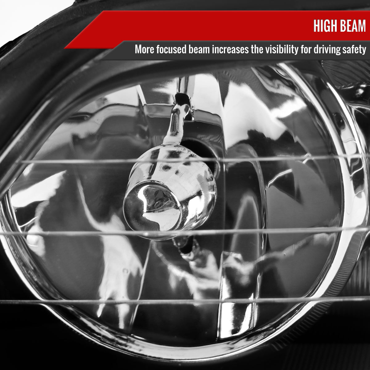 Spec-D 05-11 Lincoln Town Car Headlights OEM Style Black/Clear