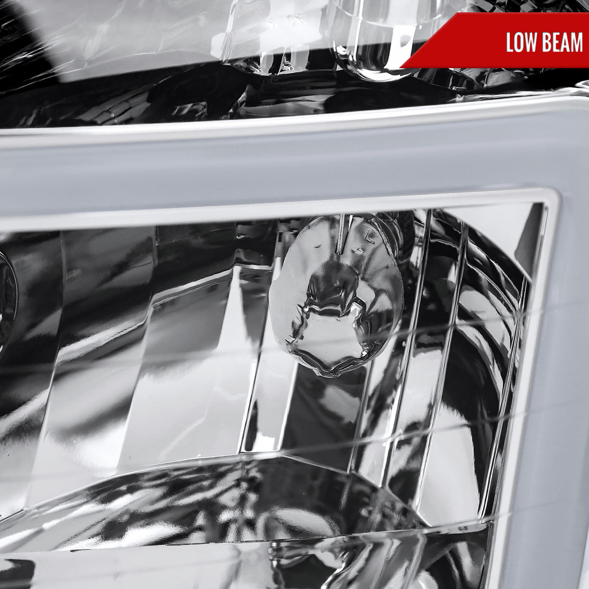Spec-D 04-15 Nissan Titan Headlights Projector Chrome/Clear G3