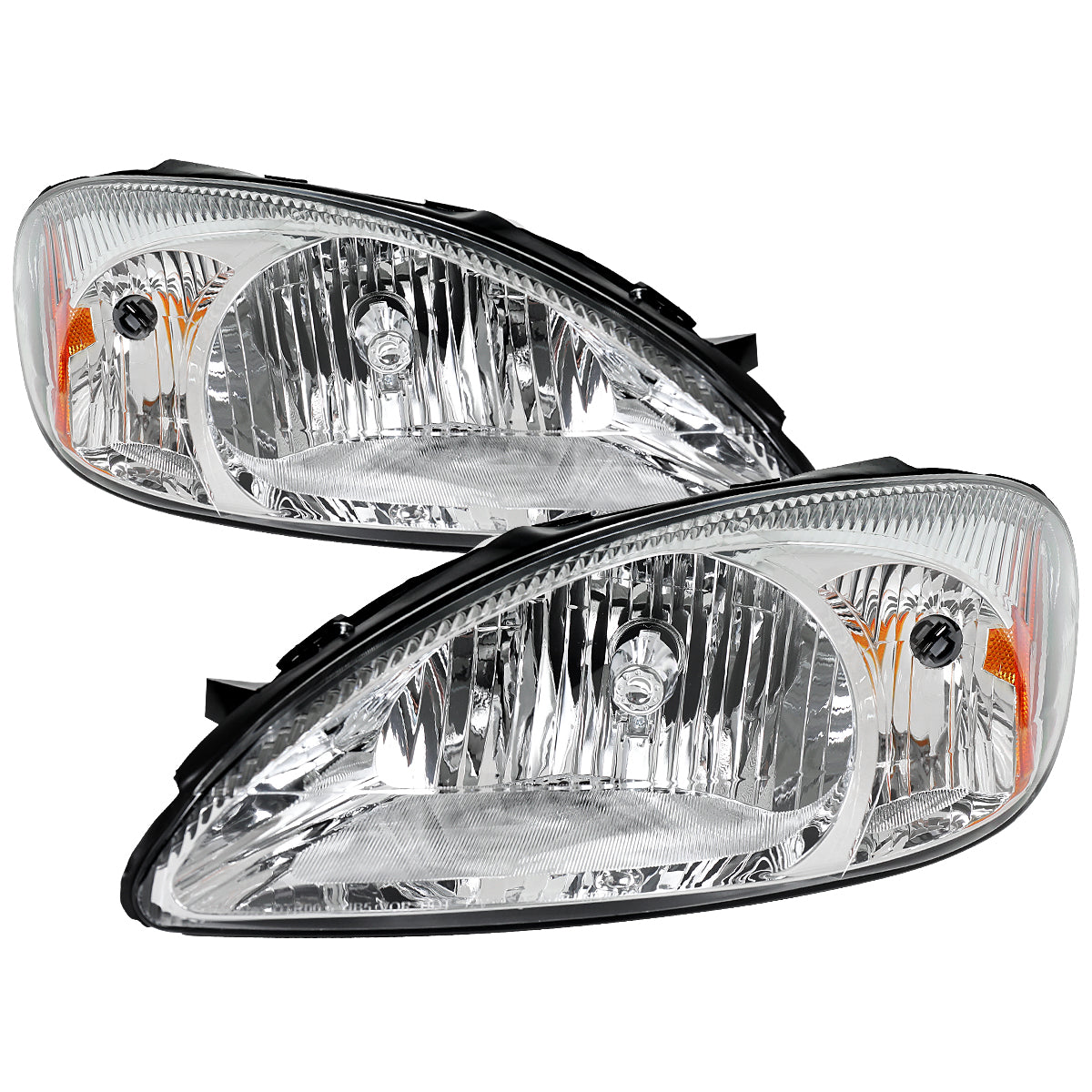 Spec-D 00-07 Ford Taurus OEM Headlights Without Centennial Chrome